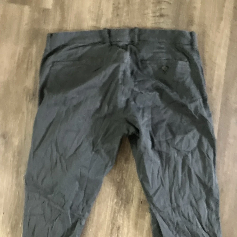 J.CREW Men's Stretch Pants Grey Size 34X34 Slim Fit